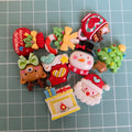 100Pcs New Cute Cartoon Christmas Series Slime Charms Candy Cane X-mas Trees Elk Snowman Resin Crafts Diy Jewelry  Making