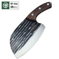 Bochen 5Cr15 Mov Steel Handmade Forged Knife Cleaver Butcher Knife for Kitchen Cooking Chopping Serbian Chef Knife