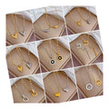 DAIHE Fashion Heart Zircon Pendant Women Stainless Steel Necklace Luxury Emerald Long Tassel Clavicle Chain Jewelry Hot