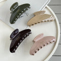 Jelly Color Large Shark Clip Korea Acetic Acid Clip France Pan Hair Grab Female High-grade Exquisite