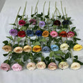 Wholesale Cheap Single Camellia Hotel Wedding Decoration Artificial Flowers