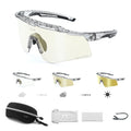 Photochromic UV Protection Cycling Sports Sunglasses & Goggles for Mens Womens MTB-Fashionable Design with Mirrored Lenses