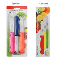 3pcs Fruit Knife Set Stainless Steel Multifunctional Kitchen Knife Sets  Paring Knife Fruit Vegetable Shredding Tool