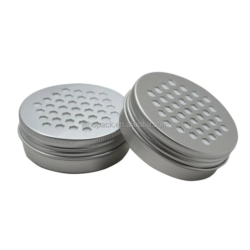 Aluminum Tin Jar Refillable Containers 15ml Round Screw Lid for Cosmetic & Perfume Packaging