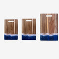 Epoxy Resin Chopping Board Wooden Resin Serving Board Resin Cutting Board Ocean Wave