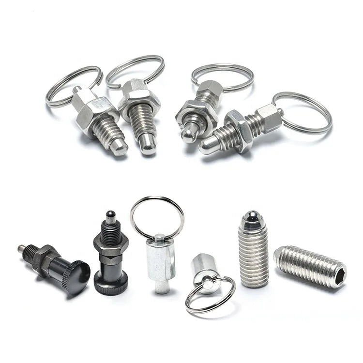 Custom Stainless Steel Drop Lock Pin Plain Finish Indexing Plunger M2-M10 Grade A2-70/A4-80 Hanjie