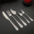 Novelty 4 Pcs Hotel Wedding Stainless Steel Flatware Set