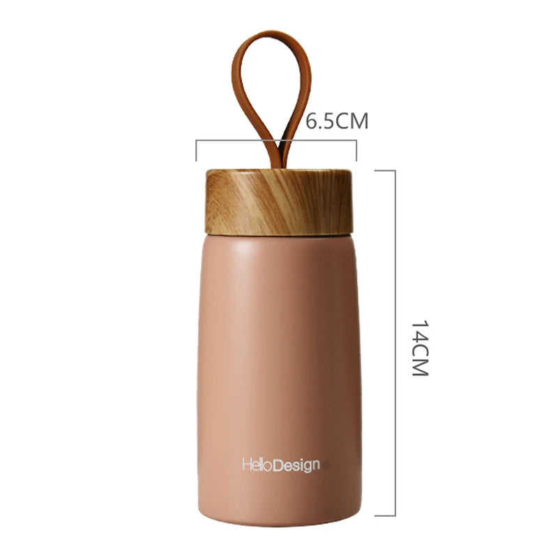 Promotional Sublimation Coffee Mug Wholesale Vacuum Insulation Double Wall Stainless Steel Water Bottle With Handle