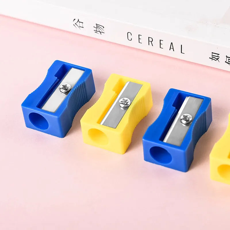 Candy Color Mini Pencil Sharpener Single Hole Pencil Sharpener