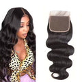 Factory HD Transparent Lace Swiss Lace Brazilian Body Wave  Virgin Human Hair 4x4 5x5 6x6 Hd Lace Closure With Baby Hair