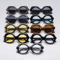 2025 Fashion Sunglasses Women Traveling UV400 Sunshade Sun Glasses High Quality Retro Large Frame Round Designer Sunglasses Men