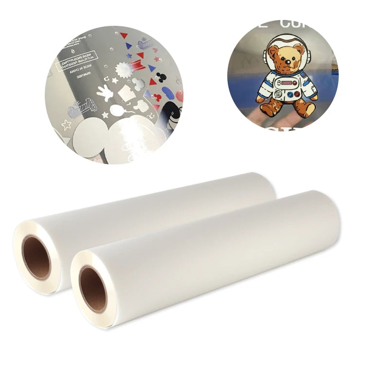 Hot/Cold Peel White Ink Printing Film Double Side Matt 33 cm 60cm DTF Transfer Paper Film Price for Inkjet Printer