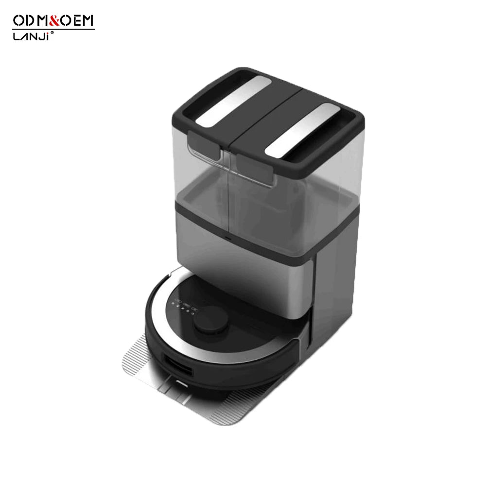Smart WiFi Controlled Robot Vacuum Cleaner Wet/Dry Cleaning Mopping Sweeping Integrated Charging Base for Household Use Electric