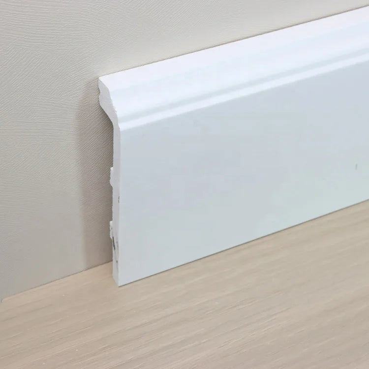 Quick Install Waterproof Decorative Plastic Foam PS Cornice Skirting Base Board