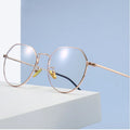 Wholesale Trendy Eyeglasses Original Blue Light Blocking Glasses Alloy Diamond Face Shape Blue Light Blocking Eyeglasses