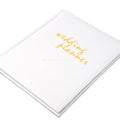 Custom Logo Hardcover A5 Fabric Linen Cover Atmosphere Vibes Weekly Wedding Planner Diary Journal Printing