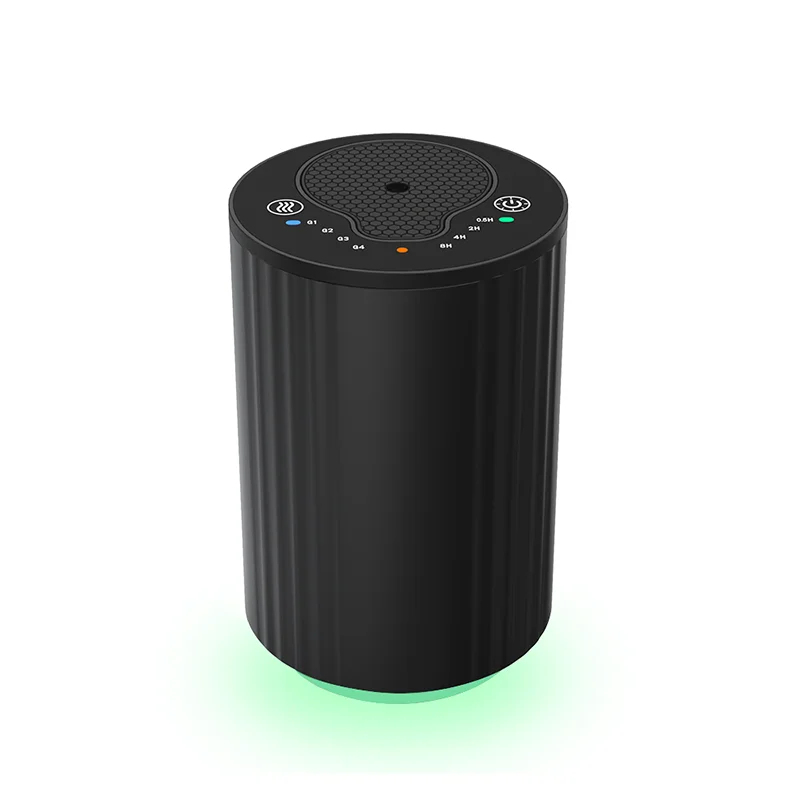 CNUS X3Alu Portable Car Air Diffuser Rechargeable Waterless Aromatherapy Essential Oil Aroma Aluminum LED Light Made Aluminum
