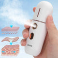 Handheld Mini Rechargeable Electric Targeted Beauty Use Nano Mist Spray for Soft Skin Eye Cleaning USB for Car Outdoor Hotel Use