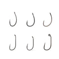 High Carbon Steel Fly Fishing Hook Barbless 4#~20#  Dry Streamer Wet Caddis Trout Fly Tying Hook Material Fishhooks Fishing Gear