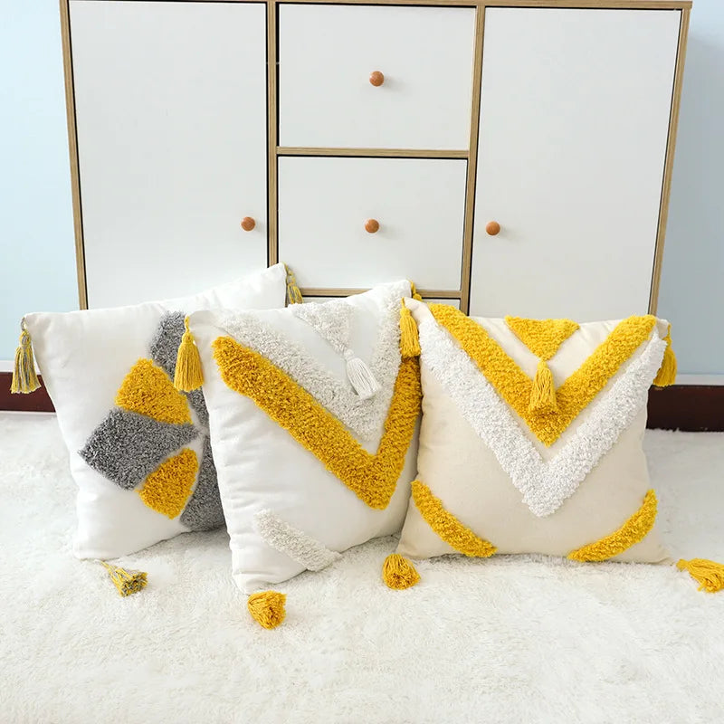 Bohemian Pillow Cover European Ins Home Office Sofa Decoration Cushion Hotel Supplies Plush Pillowcase Seat Covers Home Textiles