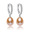 Wholesale Drop Pearl Earrings Natural Freshwater Pearl Jewelry for Women's Gift