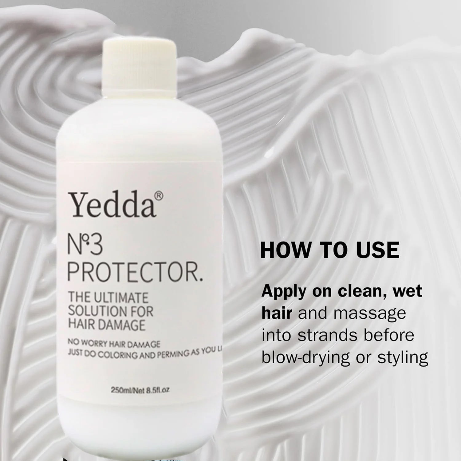 Customized OEM ODMYedda Professional Plex Hair Heat Protection Cream Nourishing Color-Protection Strengthens Repairs Herbal