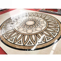 Modern Design Natural Stone Grey White Marble Waterjet Mosaic Tiles New Product for Villa Wall Floor Polished Square & Patterns
