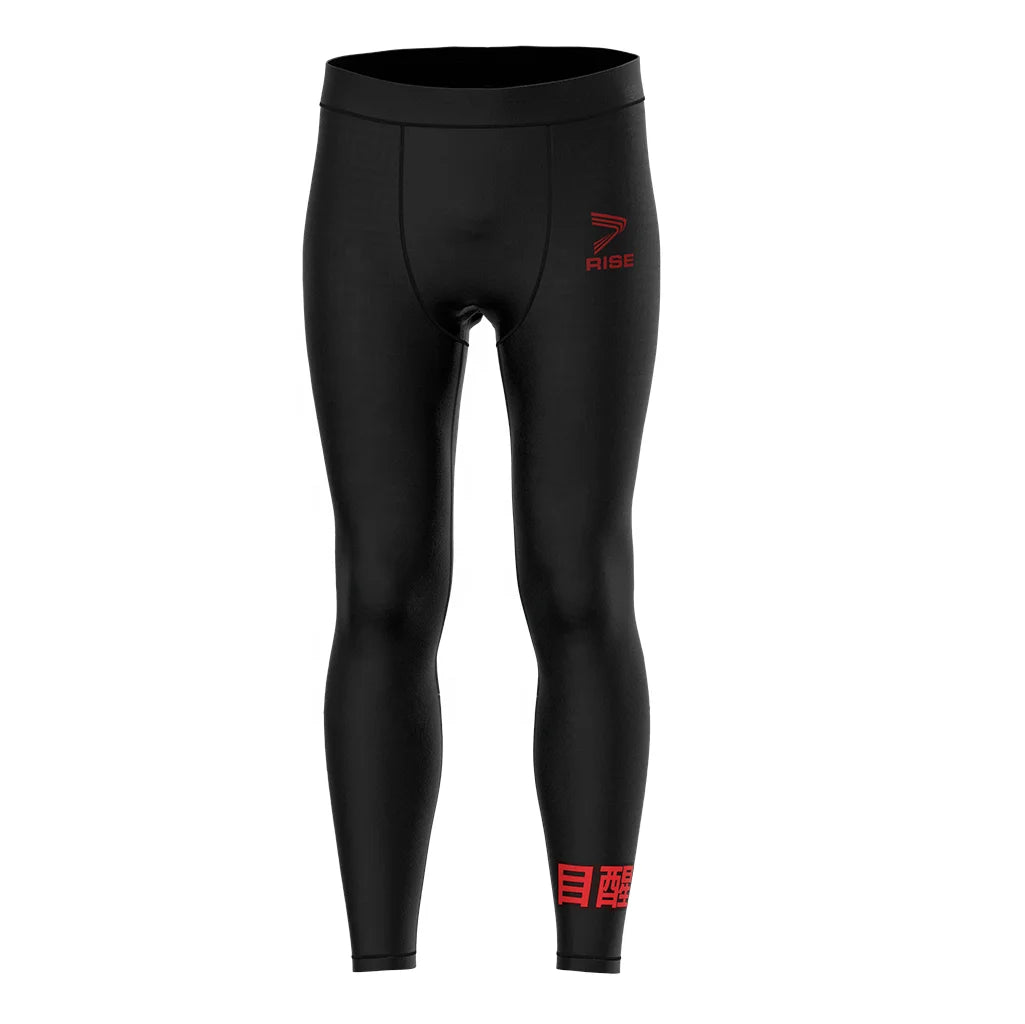 Men's MMA Spats Anti-Scratch Reinforced Stitching Durable Compression Leggings for Daily Intensive Training