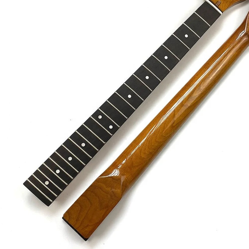 Custom 22 Fret 9.5 Inch Radius TL Roasted Canadian Maple Guitar Neck for Wholesale
