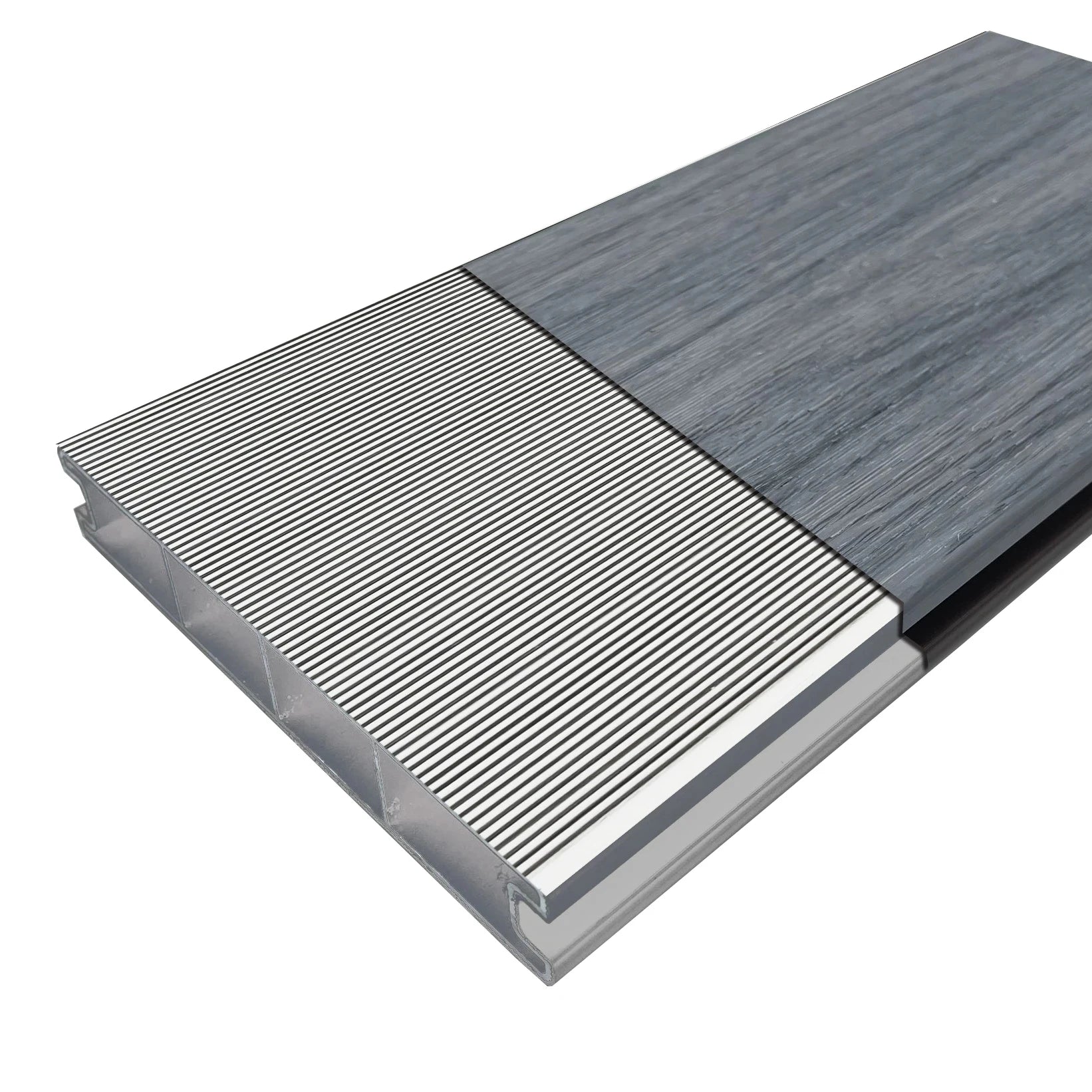 NEW Material Waterproof Co-extrusion Aluminum Plastic Surlyn Composite Decking for Village Terrace Swimming Pool