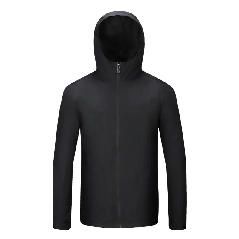 Hot Sale Polyester Nylon Softshell Jackets Slim Fit Rain Jacket Men's For Men Women