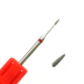 HYTOOS Cone Diamond Nail Drill Bit 3/32" Rotary Cuticle Burr Russia Manicure Bits Nail Accessories Tool