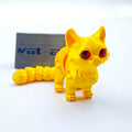 Customised 3D Printed Cat Toys Cute and Flexible Articulated Cat 3D Models Machining Services Product