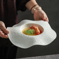 Big Dipper Series Restaurant Artistic Conception Porcelain Sashimi Plate and Bowl Set Chinese Design Under Glazed Technique