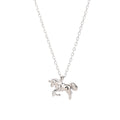 Charm Pendant Initial Personalize Choker Custom Jewelry Unicorn Necklace