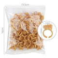 Wholesale Heart Gold 100Pcs/Bag Disposable Eyelash Extension Glue Holder Cup Tattoo Lash Glue Ring Plastic for Lash Extension