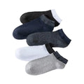 GI Men's Women's Spring Summer Casual Low-Cut Ankle Boat Socks Anti-Slip Breathable Anti-Odor Sweat-Absorbent Sporty Solid Color