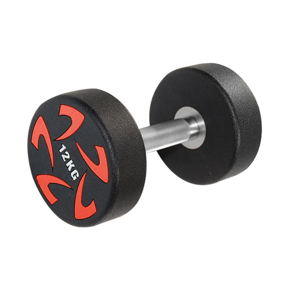 2.5-50kgs CPU Coat Round Head Dumbbell Set Adjustable Iron Cast Life Fitness Gym Equipment With Rubber Material