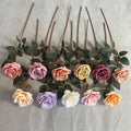 Manufacturer Price Real Touch Single Thousand Layers Rose Artificial Rose Flower