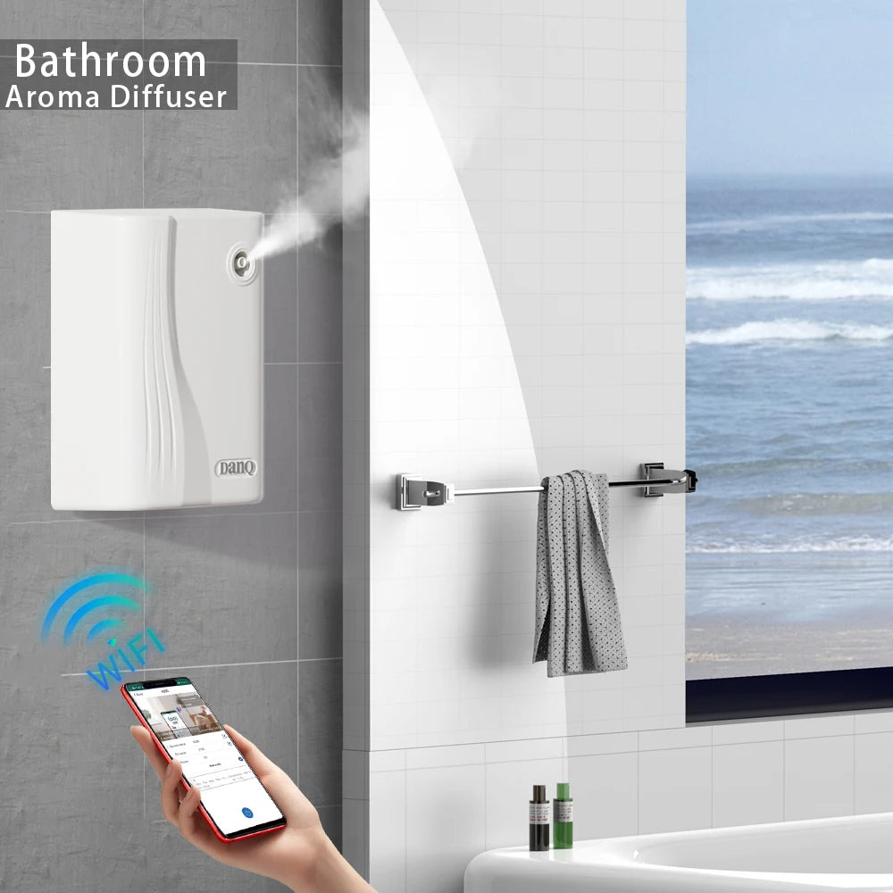 DANQ 2025 Home Appliance Essential Oil Scent Machine Factory Supply Bathroom Air Electric Scent Fragrance Sprayer Diffuser