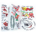 Wholesale Christmas Flock Patch Iron on T-shirt Dtf Print Plastisol Vinyl clear Film Screen Print Transfers Stickers for Clothes