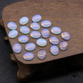 DIY Machine cut Oval shape polished cabochon Opalite gemstone crystals
