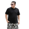 Evertop Custom 7XL Oversized Men's Knitted T-Shirt Plus Size Big and Tall Printed Breathable Eco-Friendly ODM/OEM