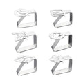 Wholesale Price Adjustable Stainless Steel Tablecloth Clip for Home Outdoor BQQ Wedding Table Decoration  Accessories