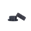 Smell Proof 5ml Empty 5g Medical Black Opaque Container UV Resistant Small Glass Jar with Lid