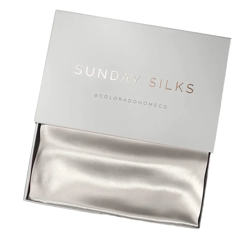 100% Soft Silk Pillowcase in Different Colors Protect Hair and Skin for Home