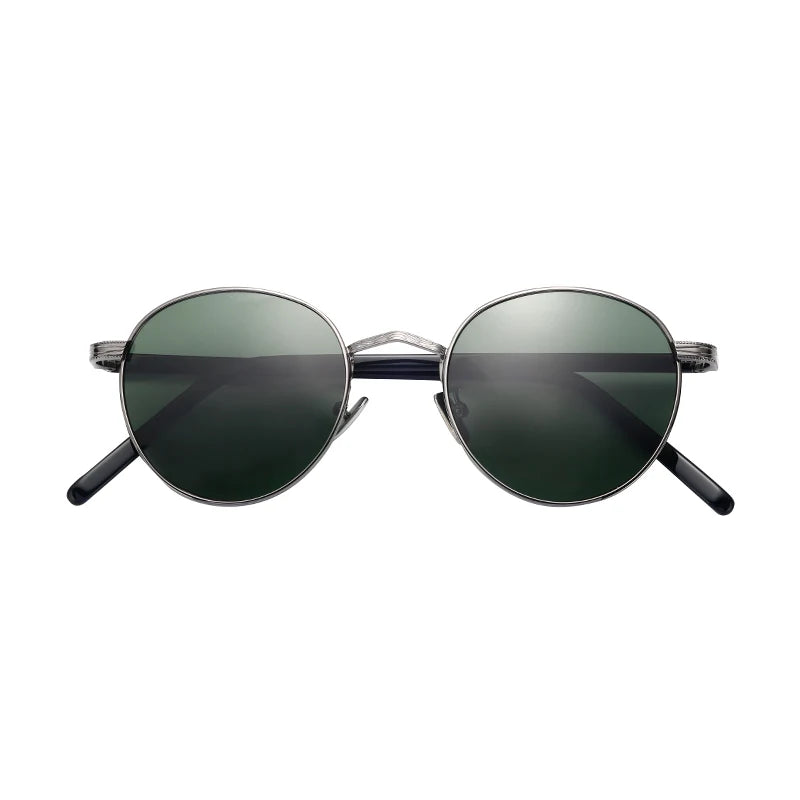 Women's High Quality Oversize Glitter Retro Punk Sunglasses 100% UV Protection Polarized Gold Metal Frame Light Weight Tac