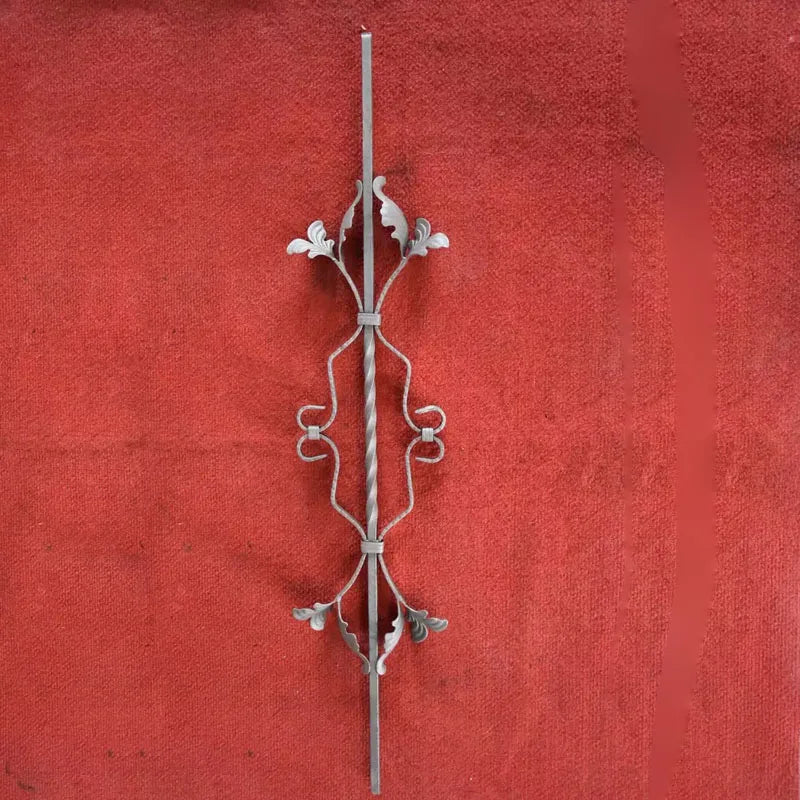 1000x220mm Forge element Wrought Iron Components for Stair Parts Balcony Railing Handrail Balustrade Gare Fence