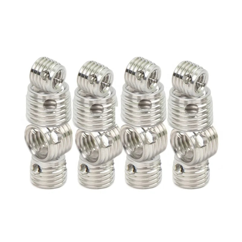 Wire Thread Insert 307 Self Tapping Thread Steel Thread Inserts Repair Stainless Steel Fasteners Durable and Rust Resistant