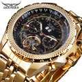 Jaragar Mechanical Watches Men Wrist Luxury Stainless Steel Date Clock Luminous Mens Business Watch Reloj Hombre Dropshipping